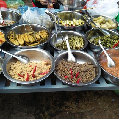 Makara market in Phnom Penh, Cambodia