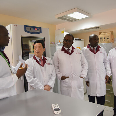 Collaboration towards achieving Agenda 2030: FAO Director General Qu Dongyu and Cabinet Secretary Mithika Linturi visit ILRI’s Nairobi campus 