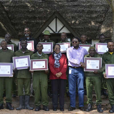 Long serving Kapiti staff awardees