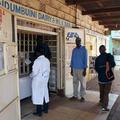 Milk bar at Nairobi