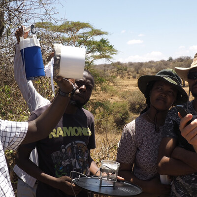 Students learn essential field skills during the summer school