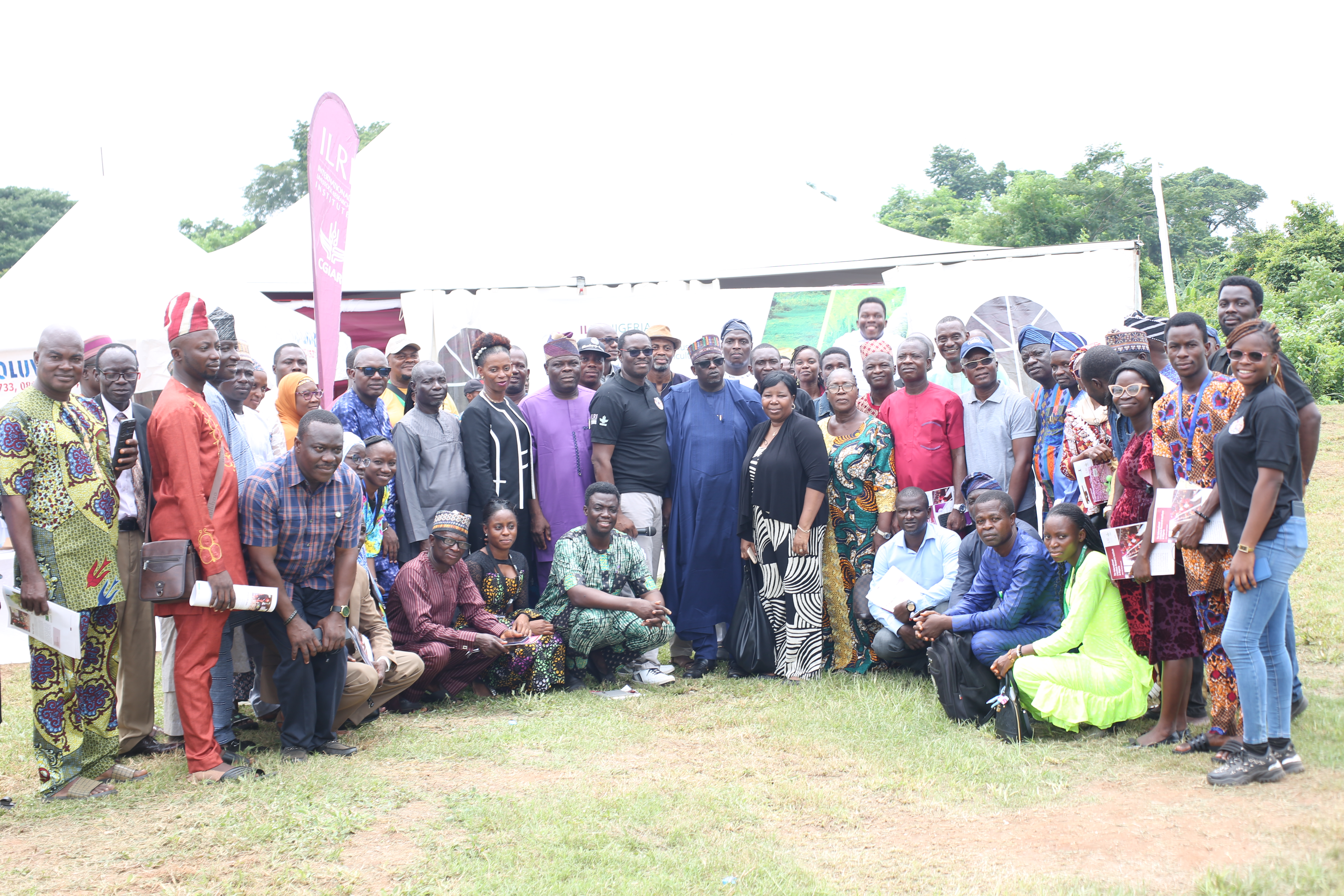 Group photograph of participants at the event ILRI/Onifade Folusho