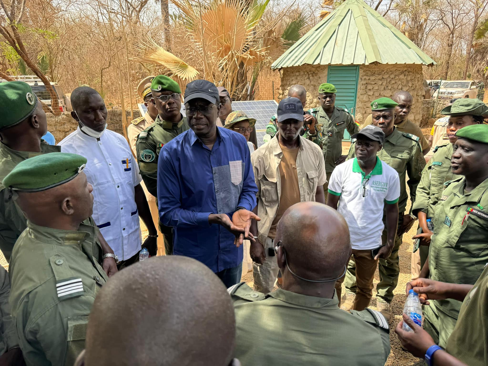 Minister Daouda Ngom speaking