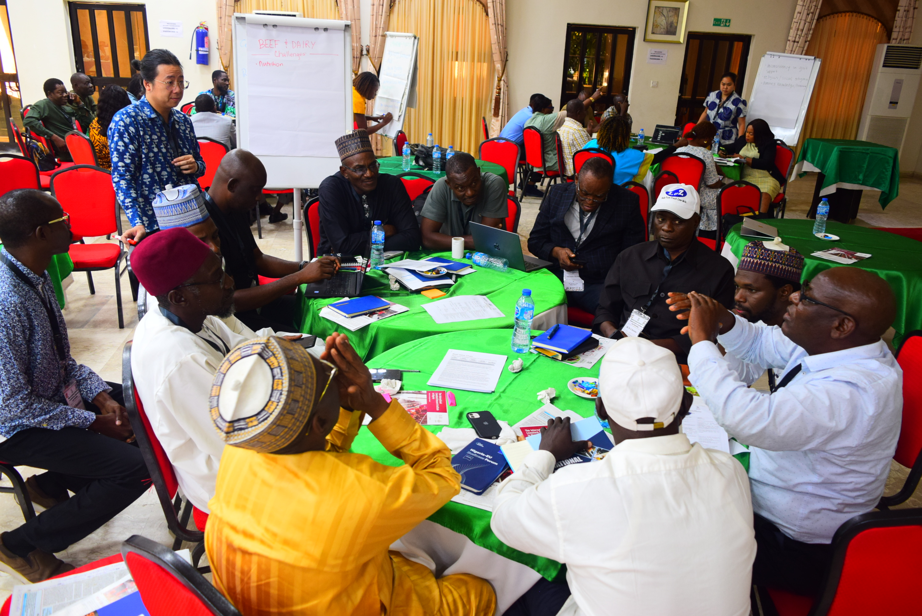 Experts at the livestock sector analysis workshop in Abuja (photo credit: ILRI/Folusho Onifade)