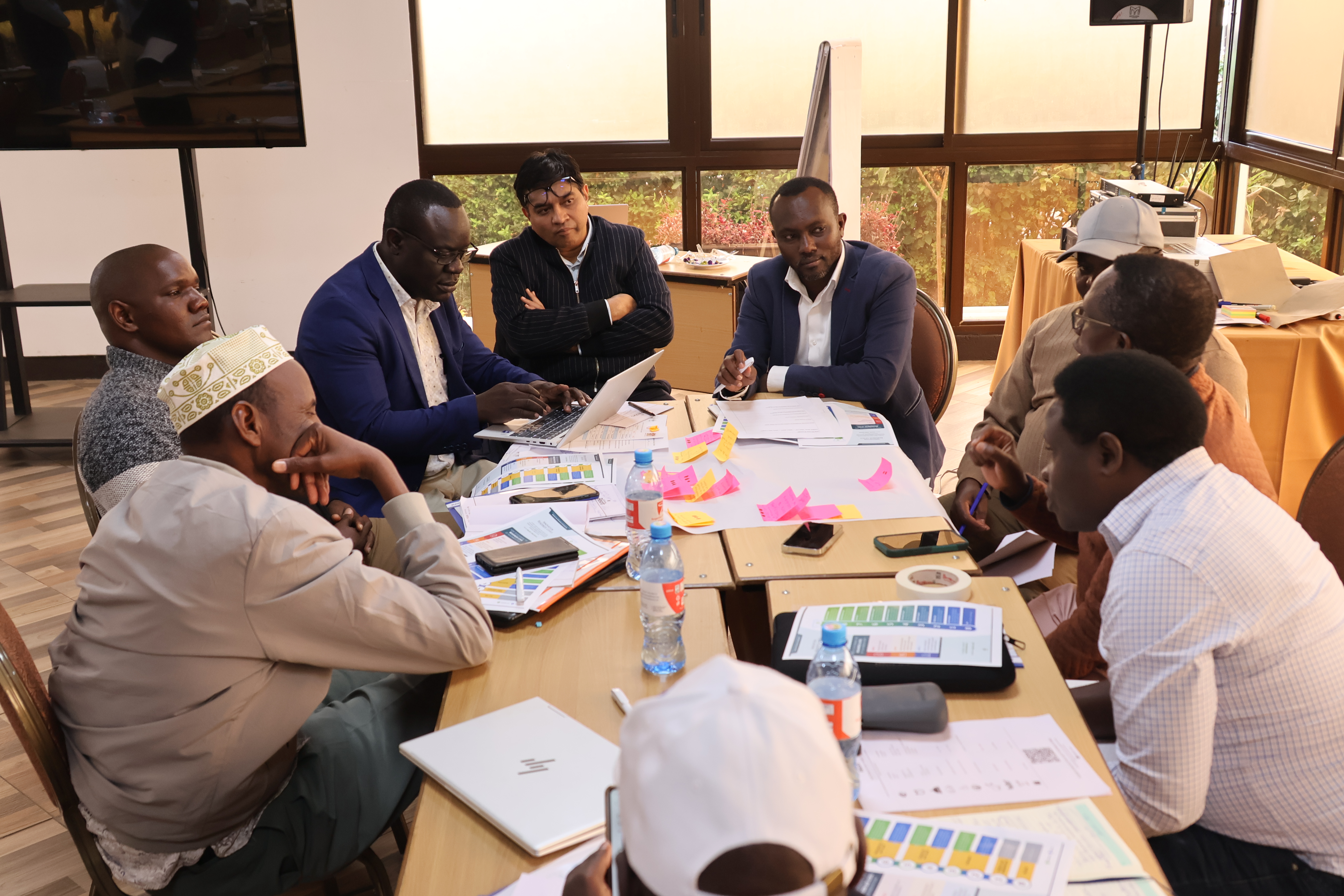 Stakeholder group discussion session of the RVF decision support tool (photo credit: ILRI/Geoffrey Njenga)