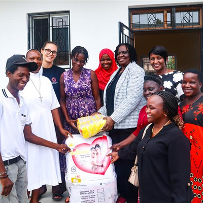CGIAR women in Tanzania Group photo of CGIAR women with Center management and parents of children living with disabilities during international Women Day(Photo credit: ILRI/Gloriana Ndibalema)