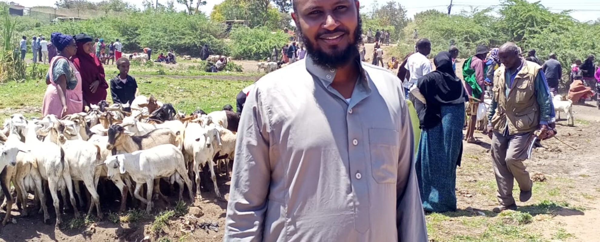 Abdiaziz Ibrahim Bulle, a livestock keeper and super contributor Ngare-Mare Isiolo County