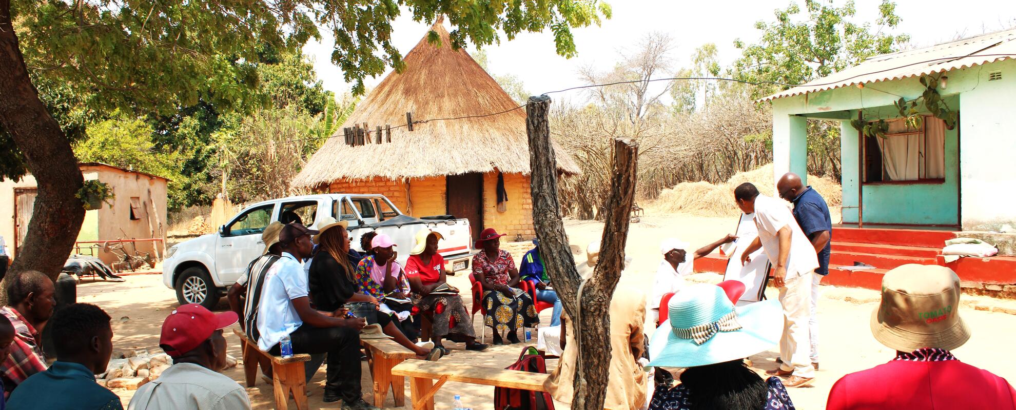 Training farmers in feed formulation