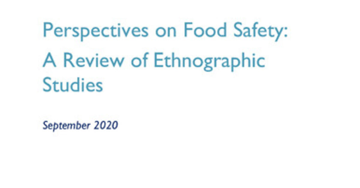 research articles on food safety